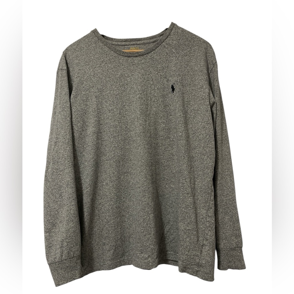 Polo Ralph Lauren Heather Gray LS Crew Shirt